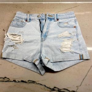 American Eagle Stretch Denim Mom Shorts - Size 2